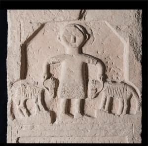 La stele del cavaliere Marco Licinio Fedele (foto di Gianluca Baronchelli)