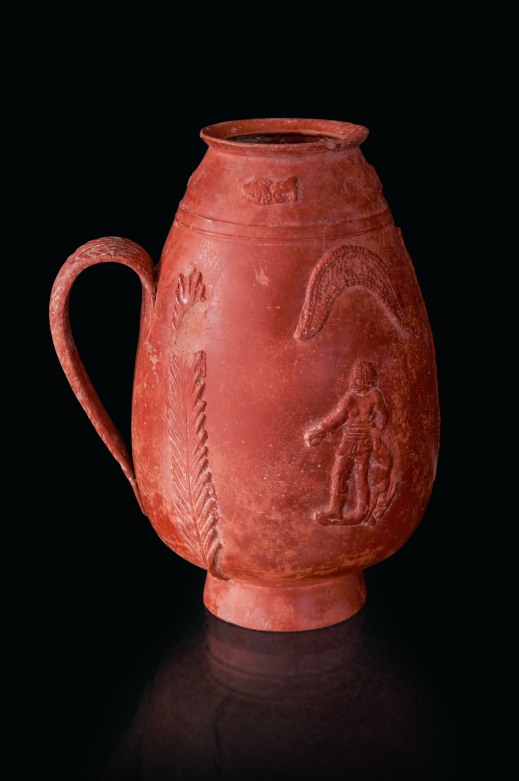 Brocca in ceramica sigillata proveniente dalla necropoli di El Aouja (foto di Gianluca Baronchelli)