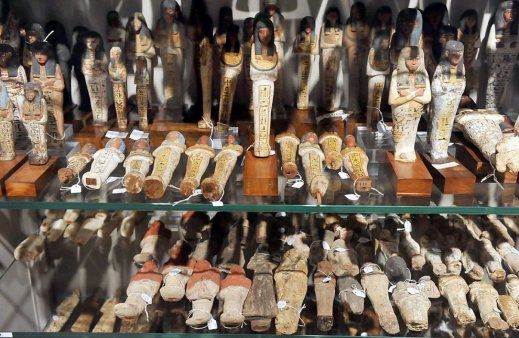 Le Gallerie della Cultura Materiale permettono un viaggio parallelo all'interno del museo Egizio di Torino